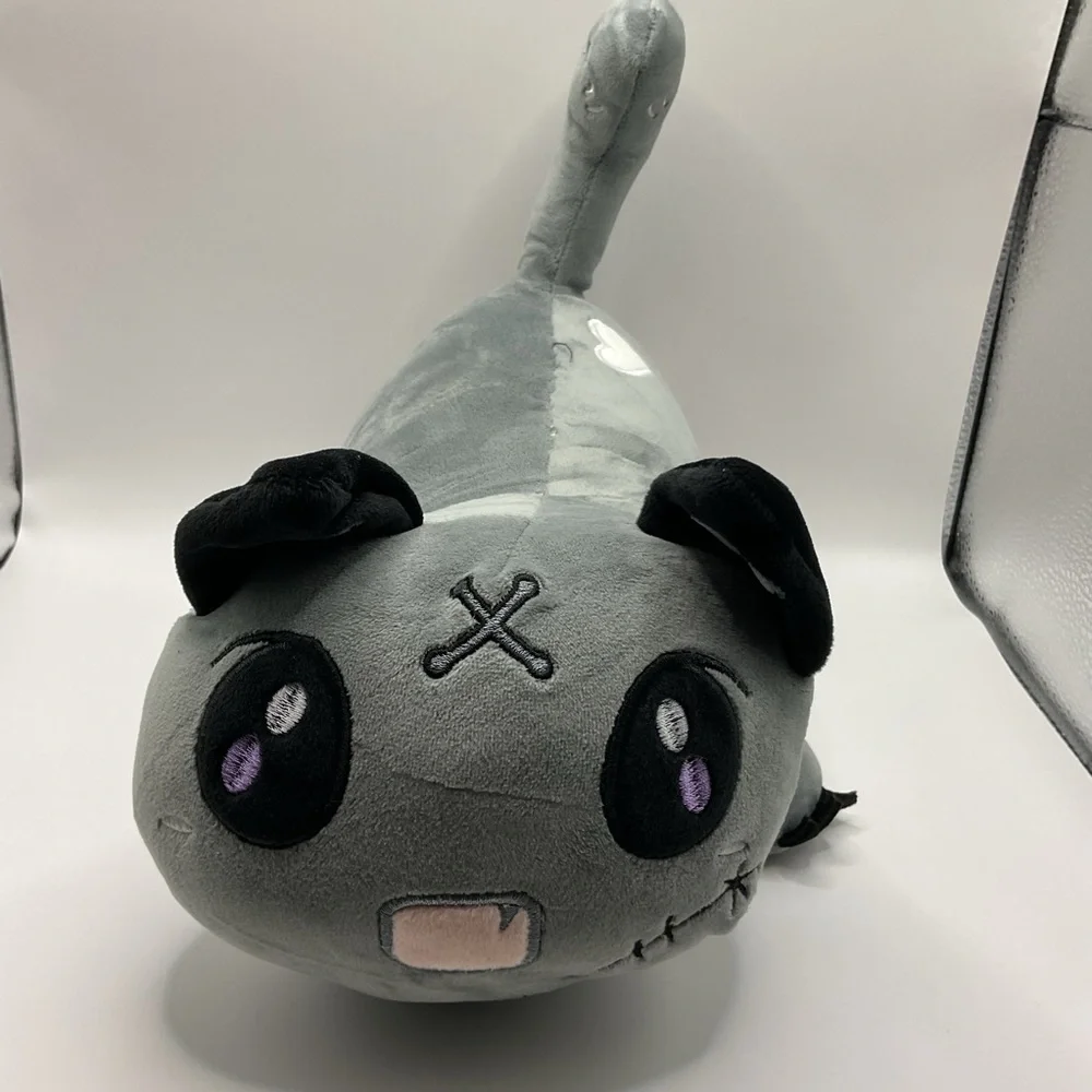 Hallo Deer Cat Plush‎ Toys, 11 Me Meow Cat Plush Doll Birthday Halloween Gray